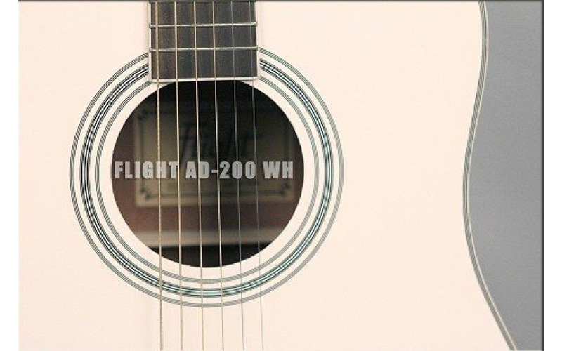 FLIGHT AD-200 WH - акустическая гитара
