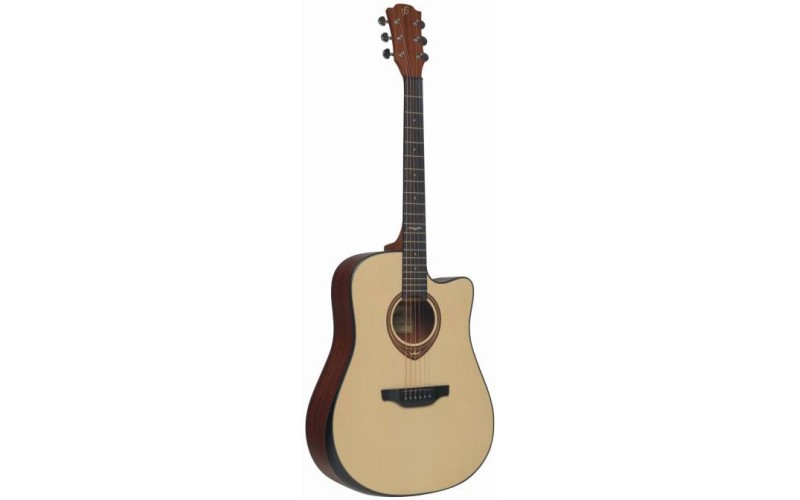 FLIGHT AD-455C NA - акустическая гитараель / красное дерево