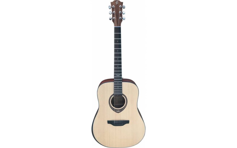 FLIGHT AD-555 акустическая гитара, массив ситхинской ели/ красное дерево