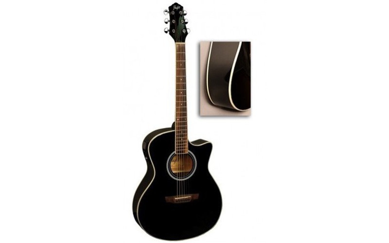 FLIGHT AG-210 CEQ BK - электроакустическая гитара