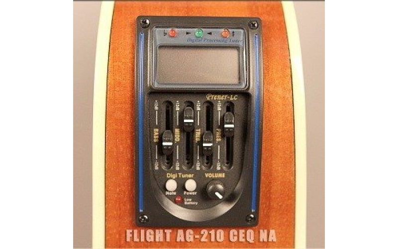 FLIGHT AG-210 CEQ NA - электроакустическая гитара