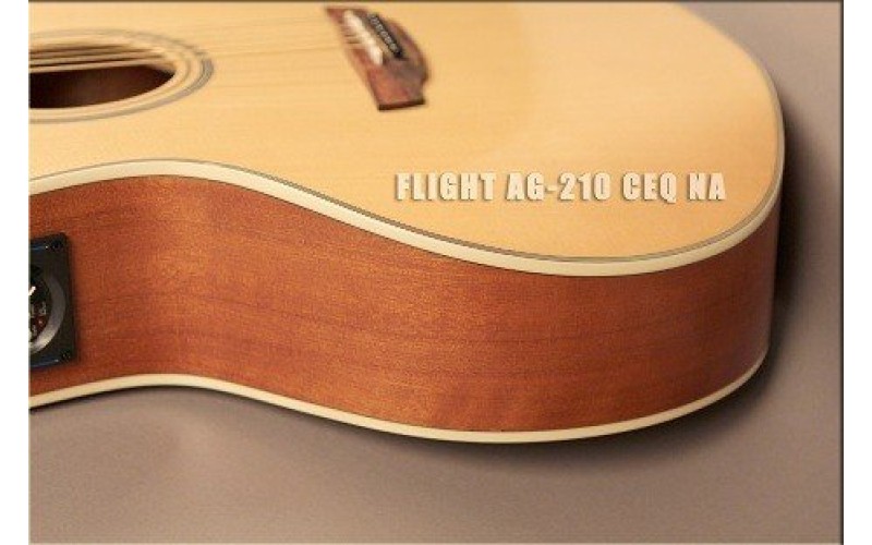 FLIGHT AG-210 CEQ NA - электроакустическая гитара