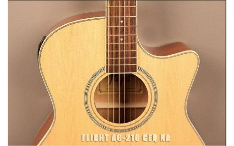 FLIGHT AG-210 CEQ NA - электроакустическая гитара