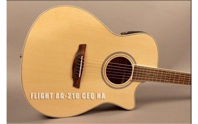FLIGHT AG-210 CEQ NA - электроакустическая гитара