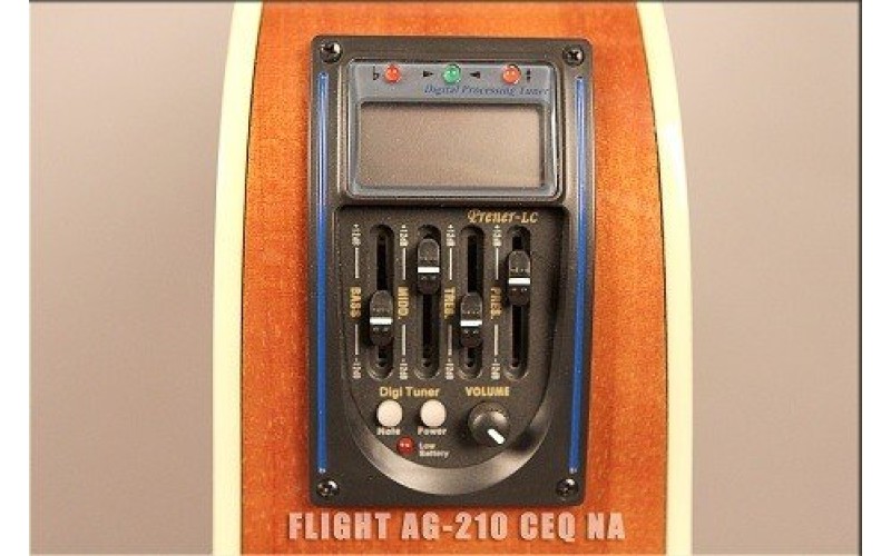 FLIGHT AG-210 CEQ NA - электроакустическая гитара