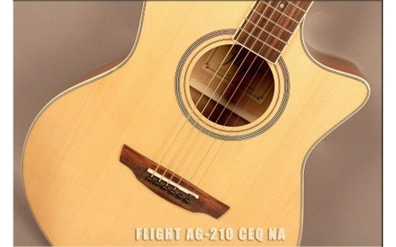 FLIGHT AG-210 CEQ NA - электроакустическая гитара