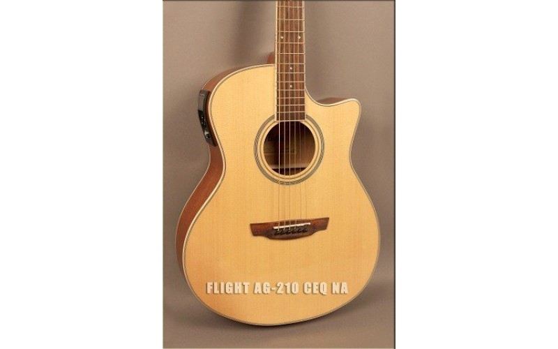 FLIGHT AG-210 CEQ NA - электроакустическая гитара
