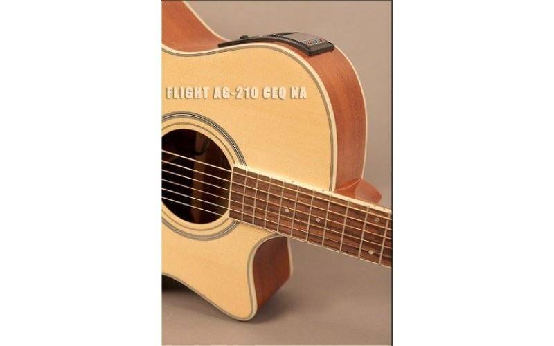 FLIGHT AG-210 CEQ NA - электроакустическая гитара