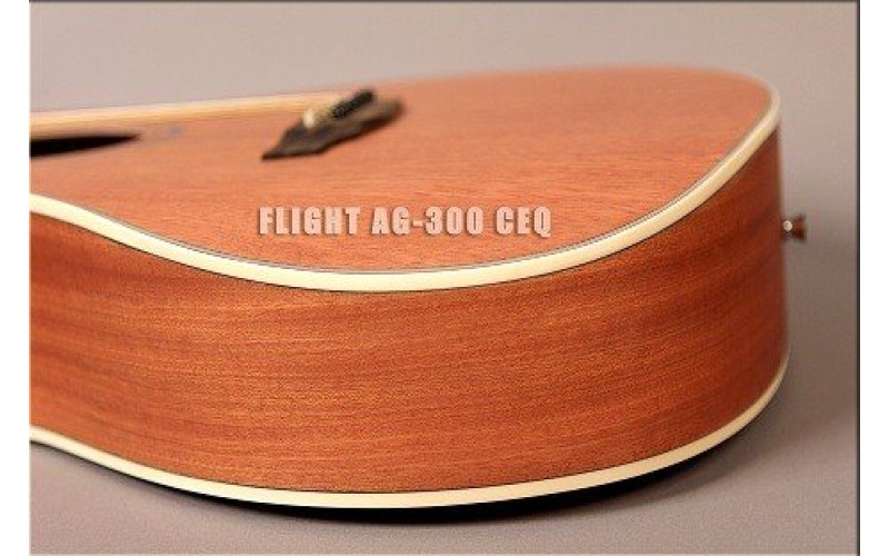 FLIGHT AG-300 CEQ NS - электроакустическая гитара