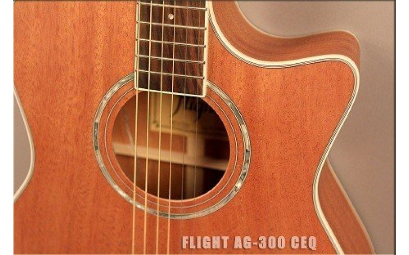 FLIGHT AG-300 CEQ NS - электроакустическая гитара