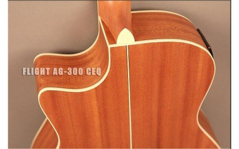 FLIGHT AG-300 CEQ NS - электроакустическая гитара