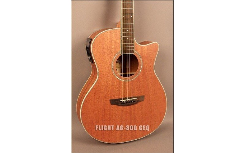 FLIGHT AG-300 CEQ NS - электроакустическая гитара