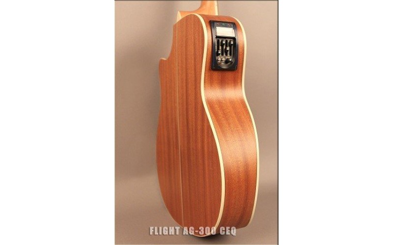 FLIGHT AG-300 CEQ NS - электроакустическая гитара