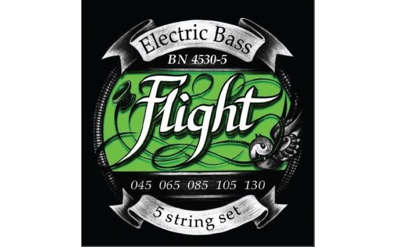 FLIGHT BN4530-5 - струны для 5ти струнной бас-гитары, 45-130
