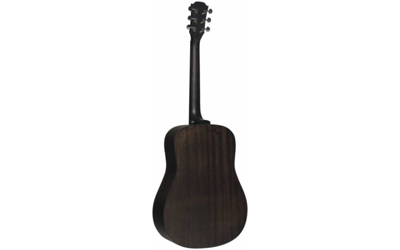 FLIGHT D-145 BK - акустическая гитара, агатис/красное дерево, цвет черный