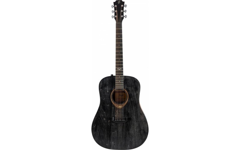 FLIGHT D-145 E BK Гитара электроакустическая