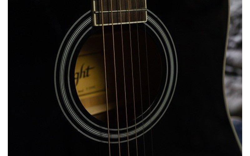 FLIGHT D-200 BK - акустическая гитара