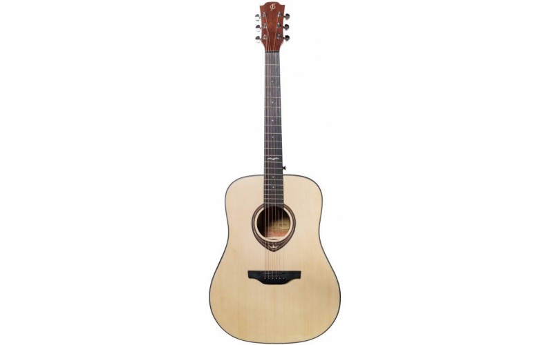 FLIGHT D-435 NA - акустическая гитара, ель/красное днерево, цвет натуральный