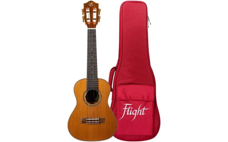 FLIGHT DIANA CE SOLID TOP - укулеле концерт со звукоснимателем, верхняя дека массив, чехол