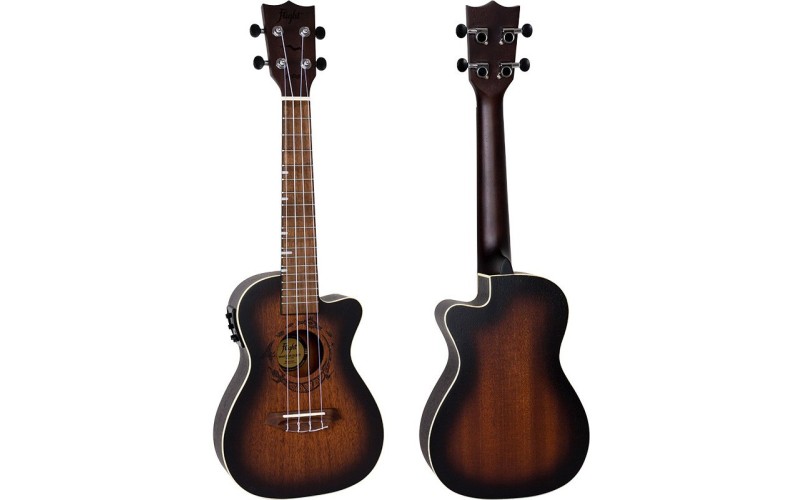 FLIGHT DUC380 CEQ AMBER - укулеле концерт, махагони, чехол в комплекте