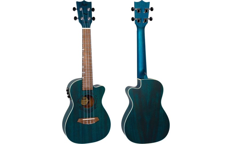 FLIGHT DUC380 CEQ TOPAZ - укулеле концерт, махагони, чехол в комплекте