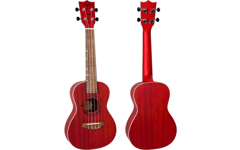 FLIGHT DUC380 CORAL - укулеле концерт, махагони, чехол в комплекте