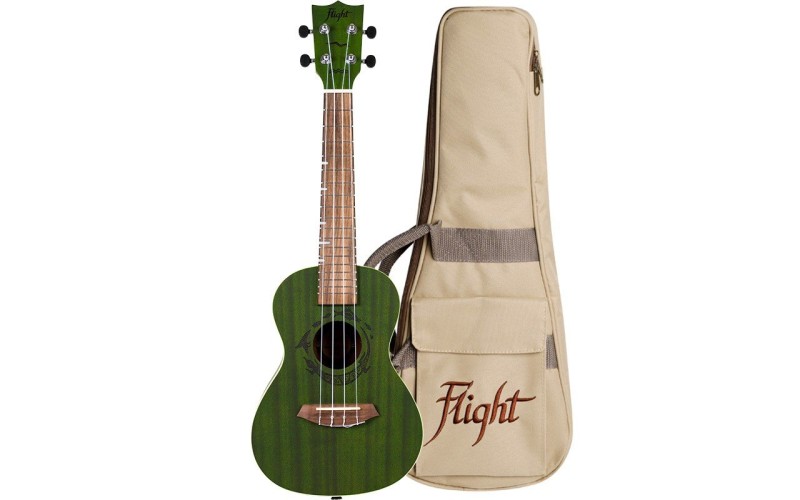 FLIGHT DUC380 JADE - укулеле концерт, махагони, чехол в комплекте