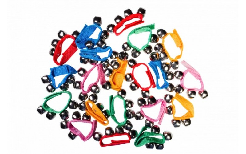 FLIGHT FABS4-20 набор браслетов с 4 бубенцами тубе 20 шт