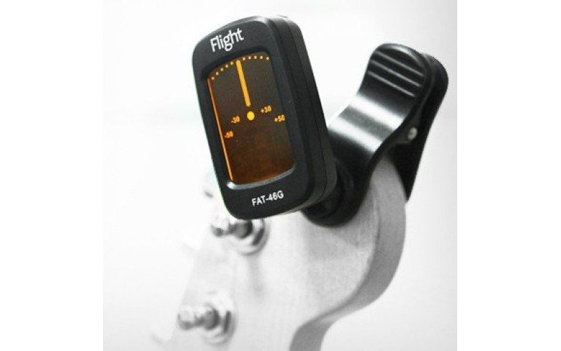 FLIGHT FAT-46G - тюнер для гитары прищепка