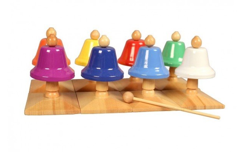 FLIGHT FBELL-8S Набор колокольчиков на подставке (8 шт)