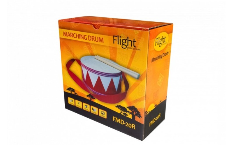 FLIGHT FMD-20R - детский маршевый барабан, 20см
