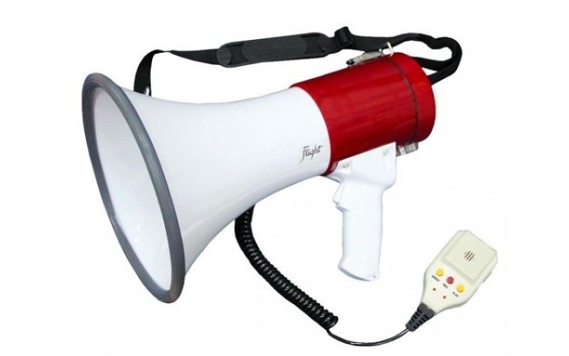 FLIGHT FMEG-25REC - Мегафон с возможностью записи, 25 Вт