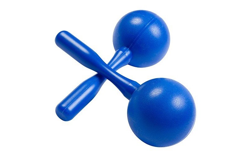 FLIGHT FMP-21BL - маракасы пластиковые 21х6см