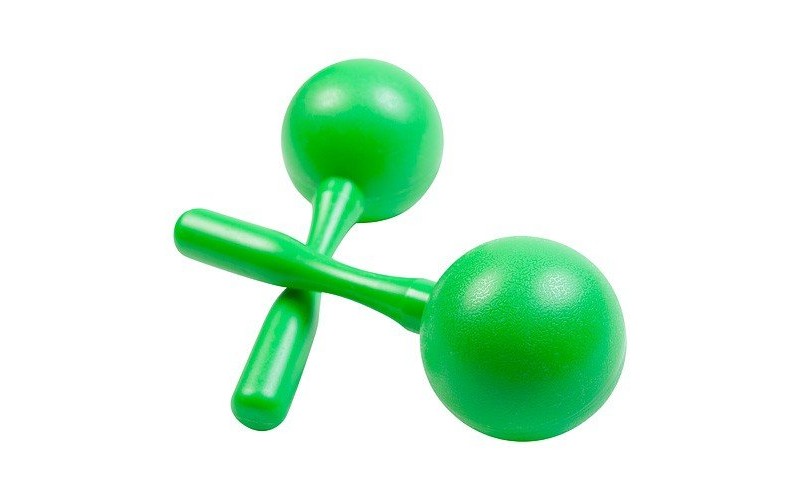 FLIGHT FMP-21GR - маракасы пластиковые 21х6см