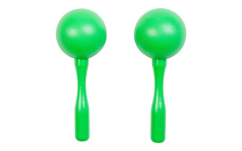 FLIGHT FMP-21GR - маракасы пластиковые 21х6см