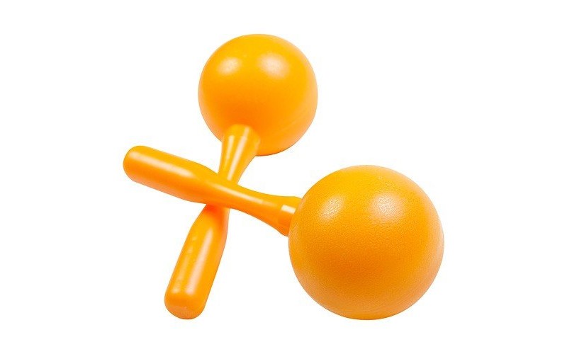 FLIGHT FMP-21YL - маракасы пластиковые 21х6см