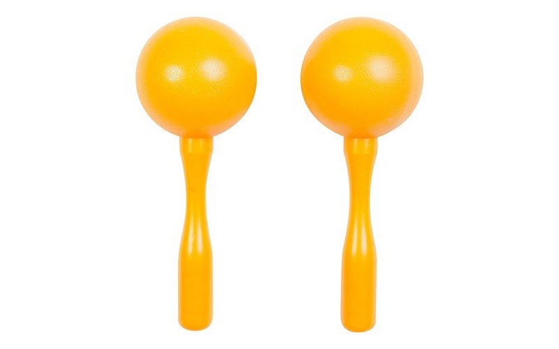 FLIGHT FMP-21YL - маракасы пластиковые 21х6см