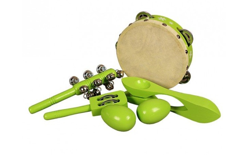 FLIGHT FPS-5G  Набор перкуссии 5 предметов, В комплекте: шейкер 