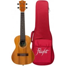 FLIGHT LEIA CE SOLID TOP - укулеле концерт со звукоснимателем, верхняя дека массив кедра, чехол
