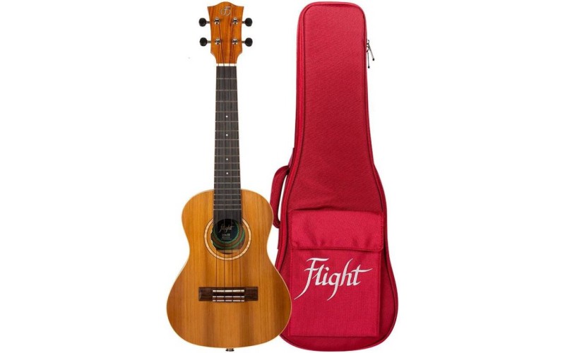 FLIGHT LEIA CE SOLID TOP - укулеле концерт со звукоснимателем, верхняя дека массив кедра, чехол