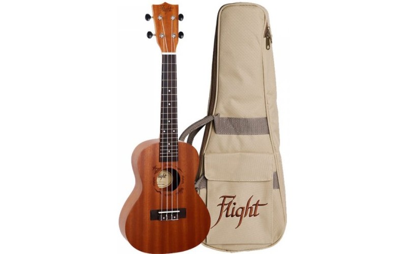 FLIGHT NUC PACK Укулеле концерт, Тюнер, Мини-самоучител