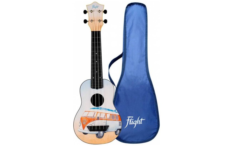 FLIGHT TUS-25 BUS Укулеле travel, размер сопрано 