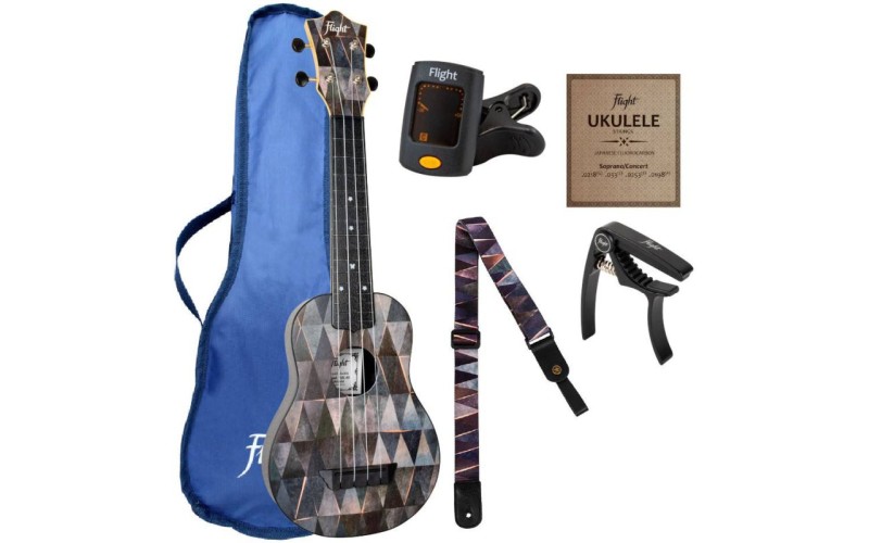 FLIGHT TUS-40 ARCANA dPACK 1 Укулеле сопрано + аксессуары