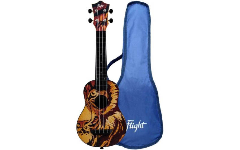 FLIGHT TUS-40 TIGER Укулеле сопрано, тигр