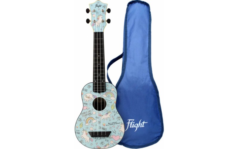 FLIGHT TUS-40 UNICORN - Укулеле travel, сопрано, единорог