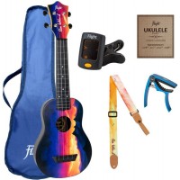 FLIGHT TUS-EE SUNSET Elise Ecklund dPACK 1 Укулеле сопрано + аксессуары, подписная серия Элиз Эклунд