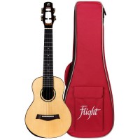 FLIGHT VOYAGER CONCERT ALL SOLID - укулеле концерт со звукоснимателем, массив ели и акации, чехол