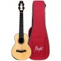 FLIGHT VOYAGER CONCERT ALL SOLID - укулеле концерт со звукоснимателем, массив ели и акации, чехол