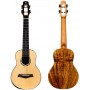 FLIGHT VOYAGER CONCERT ALL SOLID - укулеле концерт со звукоснимателем, массив ели и акации, чехол