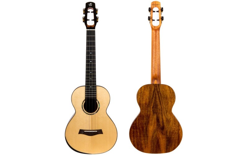 FLIGHT VOYAGER TENOR ALL SOLID - укулеле тенор со звукоснимателем, массив ели и акации, чехол